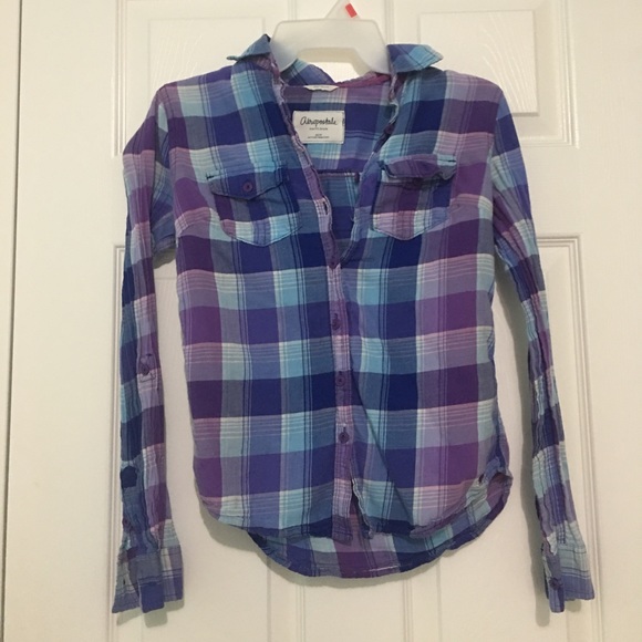vintage aeropostale button up shirt/flannel - Picture 1 of 4